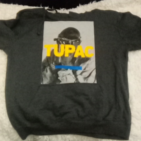 NWOT Unisex Official Tupac Hoodie Sweatshirt Sz Small - Picture 7 of 7